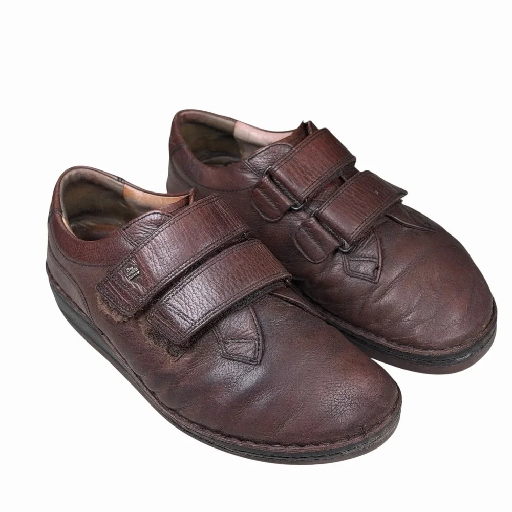 Finn Comfort Mens Koln Brown Leather Shoe Men's Size EU 42 - US 9